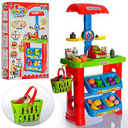 Дитячий ігровий набір Супермаркет магазин 661-79 прилавок каса продукти кошик ваги