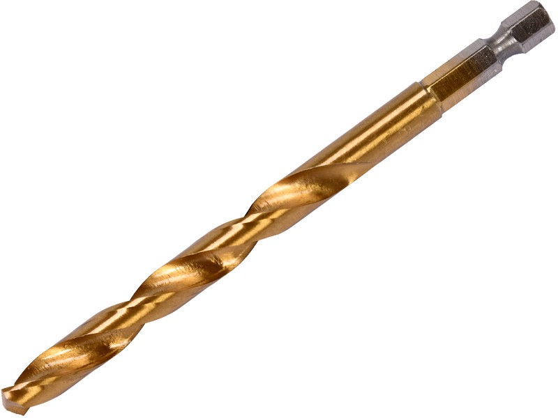Свердло для металу HSS-TiN 8х117мм з хвостовиком HEX Yato