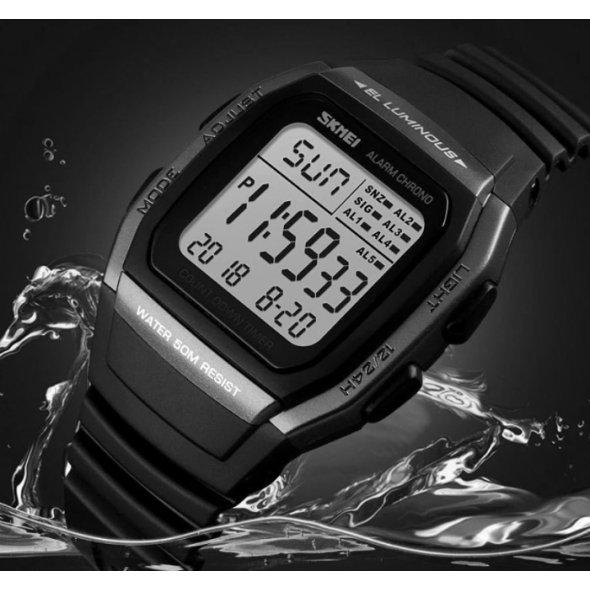 Мужские спортивные часы Skmei 1278 Черный - фото 6 - id-p900344312