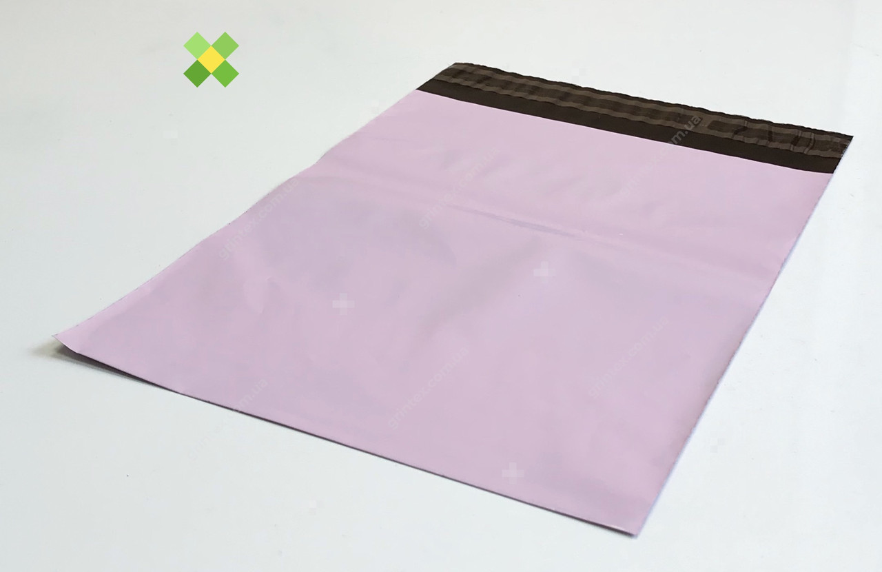Кур'єрський пакет А4 (240х320 мм) без кармана рожевий (1000 шт./пач)