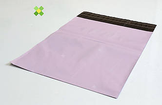 Кур'єрський пакет А4 (240х320 мм) без кармана рожевий (1000 шт./пач), фото 2