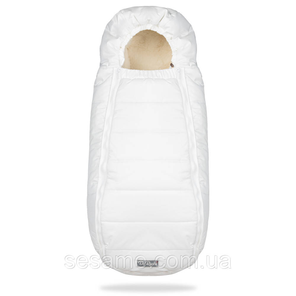 Конверт-Кокон на овчине Baby XS ДоРечі Белый