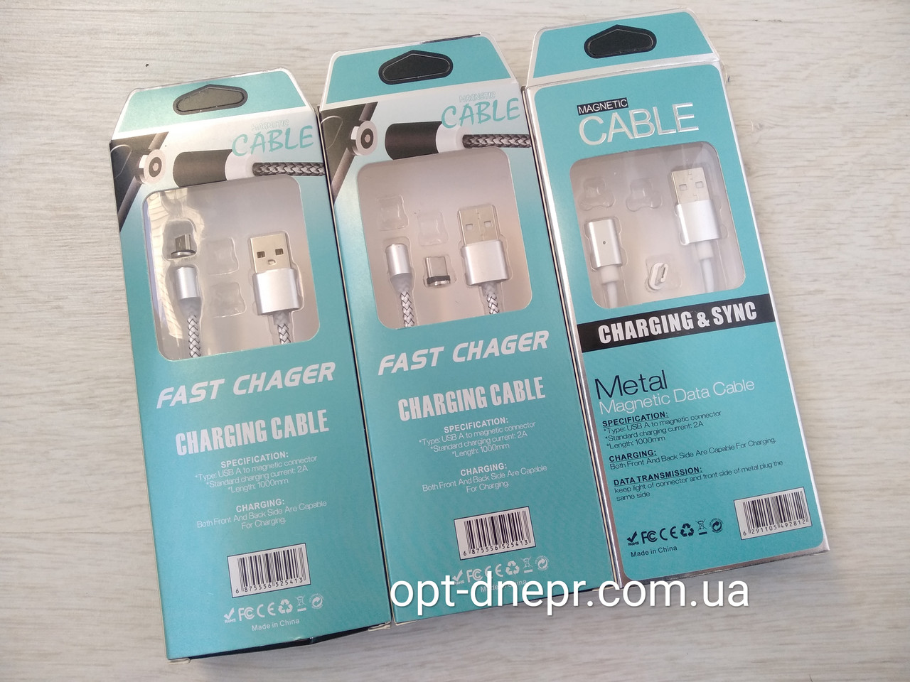 Магнітний USB Кабель iPhone Android micr USB Type-C