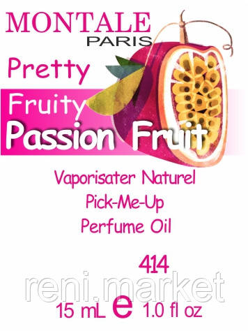 Парфумерна олія (414) версія аромату Монтале Pretty Fruity — 15 мл композит у ролоні