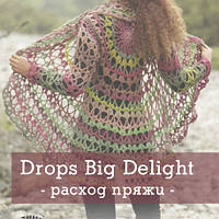 Витрата пряжі Drops Big Delight