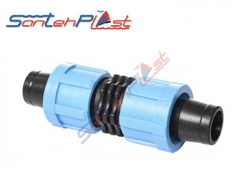 Муфта з'єднувальна для краплинної стрічки Santehplast МОЗ 17, фото 1