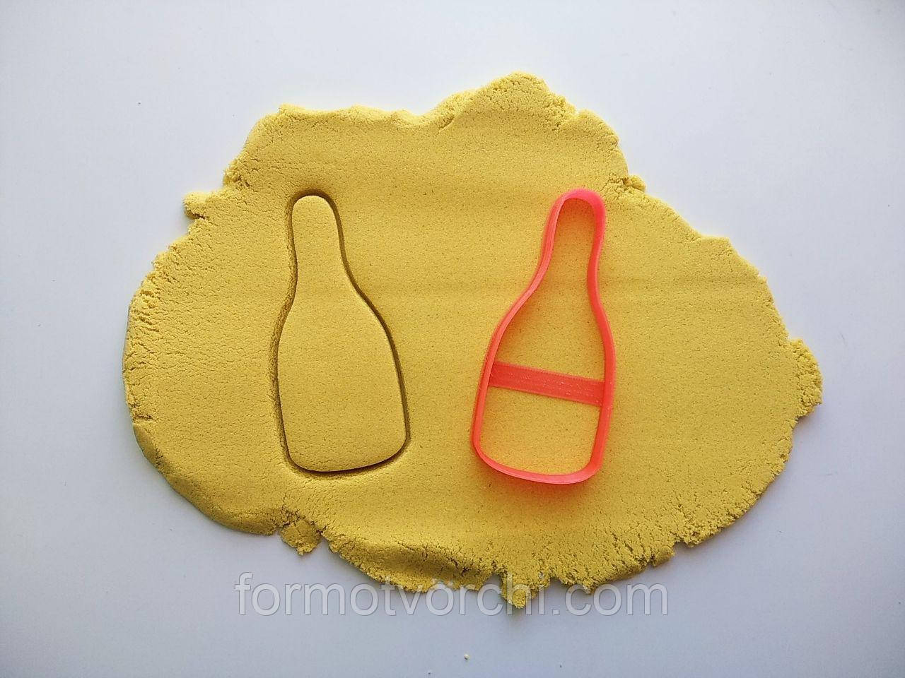 3D-формочки-вирубки для пряників "Шампанське 2"