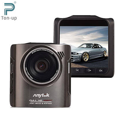 Відеореєстратор Anytek A3 авторегратор Full HD 1 камера багатофункціональний датчик удару кут огляду 170, фото 1