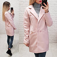 Пальто арт 821/1 рожеве/рожевий