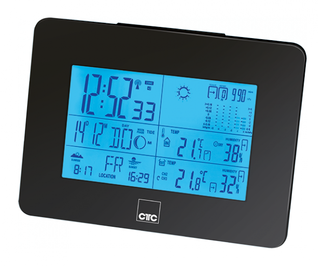 Метеостанція Clatronic WSU 7026 Black