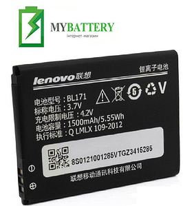 Оригінальний акумулятор АКБ батарея Lenovo BL171 A376 A358 A319 A356 A500 A390 A390T A65 A50 A368 A370E