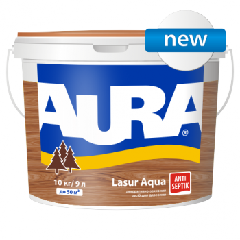 Декоративно-захисний засіб для деревини Aura Lasur aqua каштан 2,5 л.