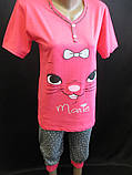 Жіночі піжами з бавовни на літо., фото 3