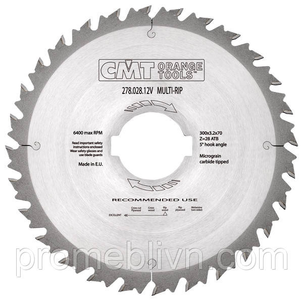 Пила для багатопилів з обмежувачем подачі. 278.028.12M