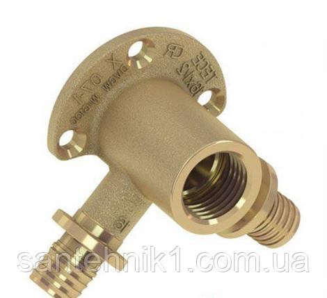 Двовивідний кутник настінний, Tece 16х1/2"ВРх16, фото 1