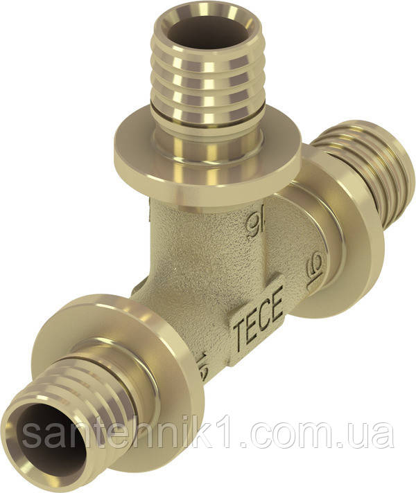 Трійник рівнопрохідний Tece 25x25x25