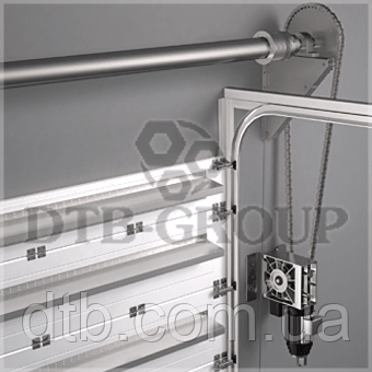 Жодних торсіонних пружин - тільки привід Потужний привід великих воріт ALUTECH ProMax