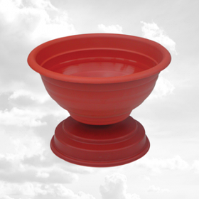 Кашпо підлогове (на ніжці)  (D450мм) 15л  ТЕРАКОТ Консенсус