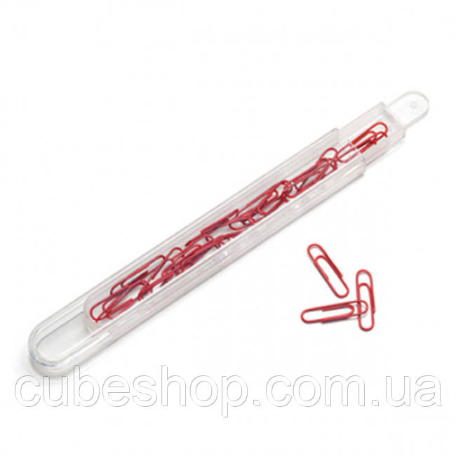 Диспенсер для скріпок + червоні скріпки Store Stick Monkey Business