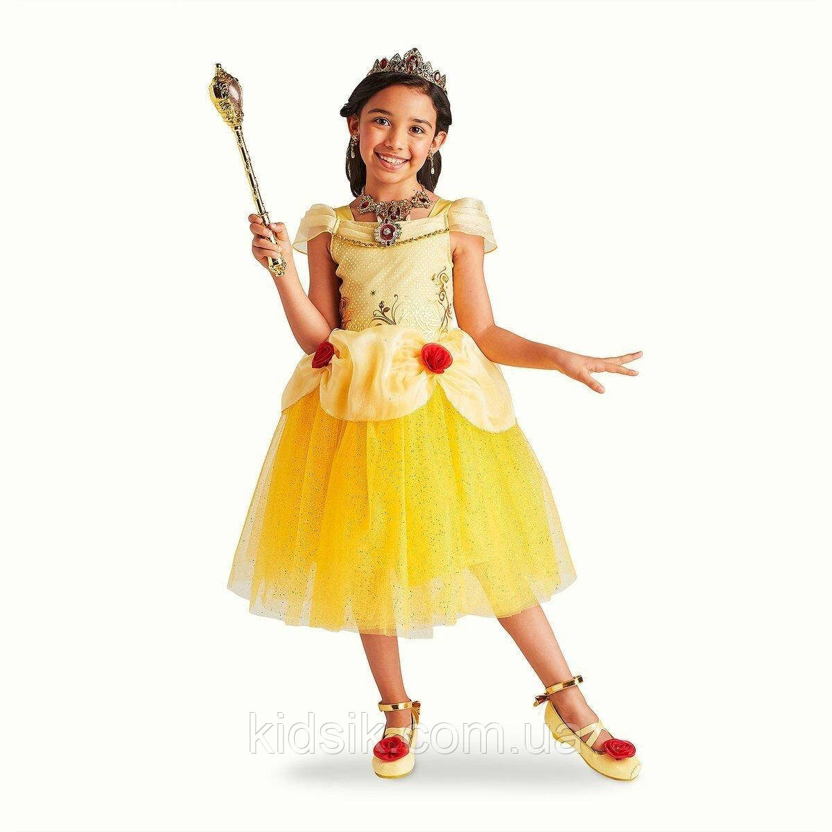 Карнавальний костюм Бель+ чарівна паличка і туфельки «Красуня і чудовисько» Дісней/ Disney