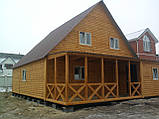 Дачний будиночок, каркасний, дерев'яний, фото 9