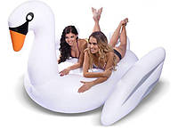 Надувний пляжний матрац Lebed 150 см