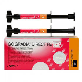 GRADIA DIRECT Flo шприц , 2x1.5 м, насадки, відтінок - CV