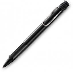 Ручка Кулькова Lamy Safari Сеяющая Чорна / Стрижень M16 1,0 мм Синій (4014519654261)