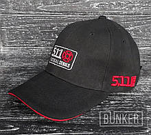 Бейсболка 5.11 Tactical чорна "Червоний Хрест"