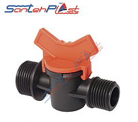 Кран різьбовий для поливу Santehplast КС16 1/2"х3/4"ПН