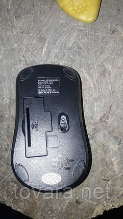 Оптична радіо миша Crown CMM-932W Black USB №0, фото 2