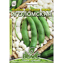 Насіння квасолі на сухе зерно «Иголомская» (20 р) від ТМ «Велес»