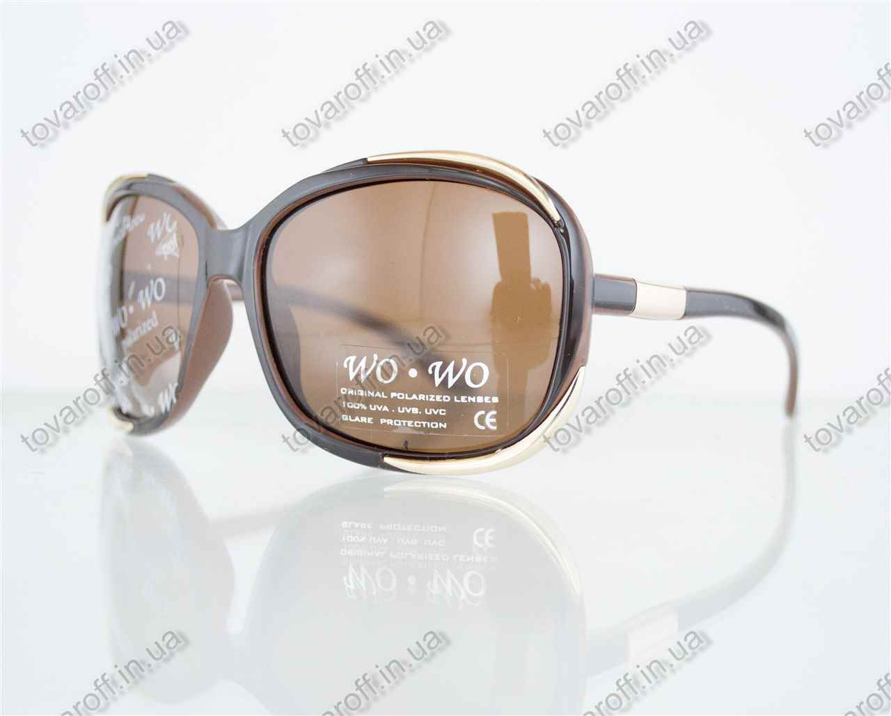 Окуляри жіночі сонцезахисні поляризаційні - Коричневі - 8140
