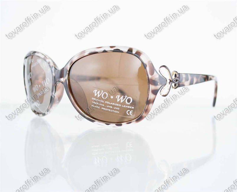Окуляри жіночі сонцезахисні поляризаційні - Коричневі - 068, фото 1
