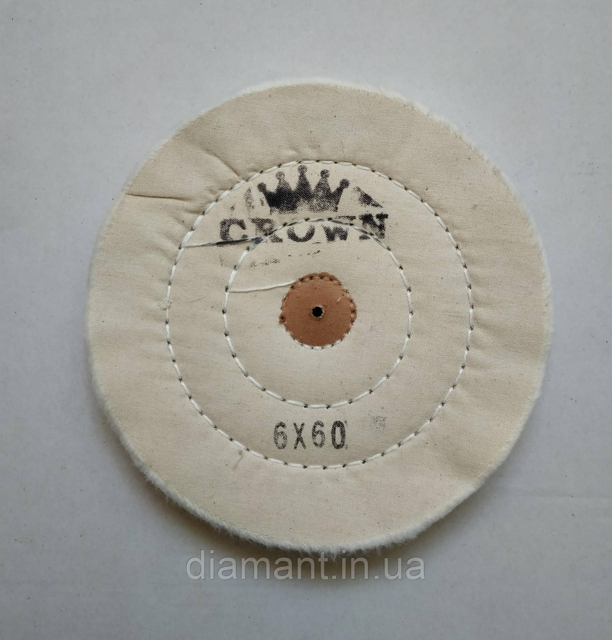 Круг мусліновий CROWN білий d — 150 мм, 60 шарів