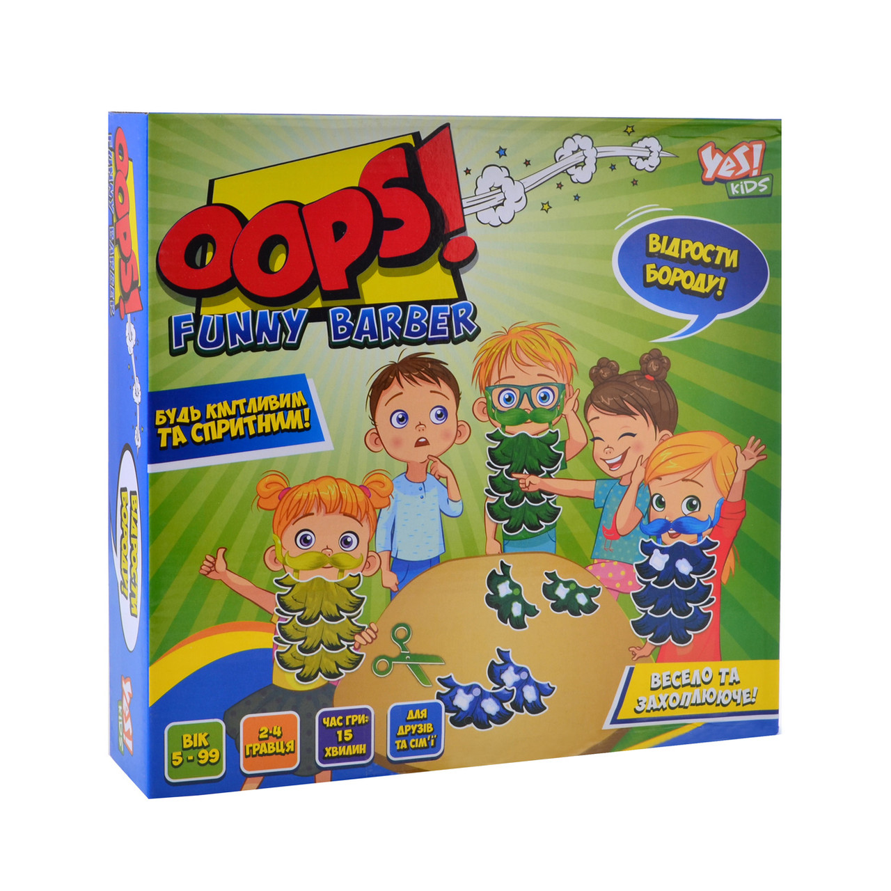 Гра настільна "Oops! Відрости бороду!" Yes Kids