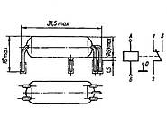 Реле герконові РЕС55А 04.01