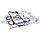 Набір прокладок двигуна FORD ESCORT/FIESTA 1984-1990 (1.6 DI) (5018793/87FX6008AA/ES3536) DP GROUP, фото 4