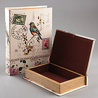 Книга-скринька Veronese з 2 шт Птиці 21х30х7 см 063U