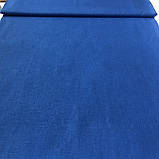 Льон кольору синій сапфір, ширина 150 см, фото 3