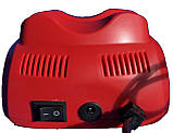 Фрезерний апарат Nail Master 45000 обертів , 65 вт червоний, фото 6