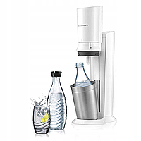 Аппарат для газирования напитков (сатуратор) SodaStream Crystal White + CO2