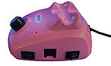 Фрезерний апарат Nail Master 45000 обертів , 65 вт рожевий, фото 7