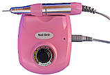 Фрезерний апарат Nail Master 45000 обертів , 65 вт рожевий, фото 5