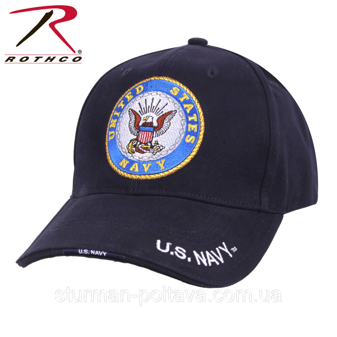 Бейсболка чоловіча ліцензійна морські сили U. S. Navy Deluxe Low Profile Cap оригінал Rotcho США