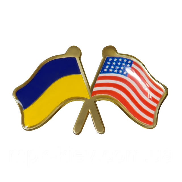 Значок Україна-США