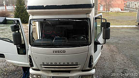 Производство и замена лобового стекла триплекс на грузовике Iveco EuroCargo в Никополе (Украина). 1