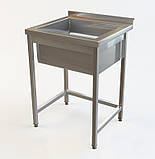 Ванна мийна односекційна 700х700х850 зварна, фото 3