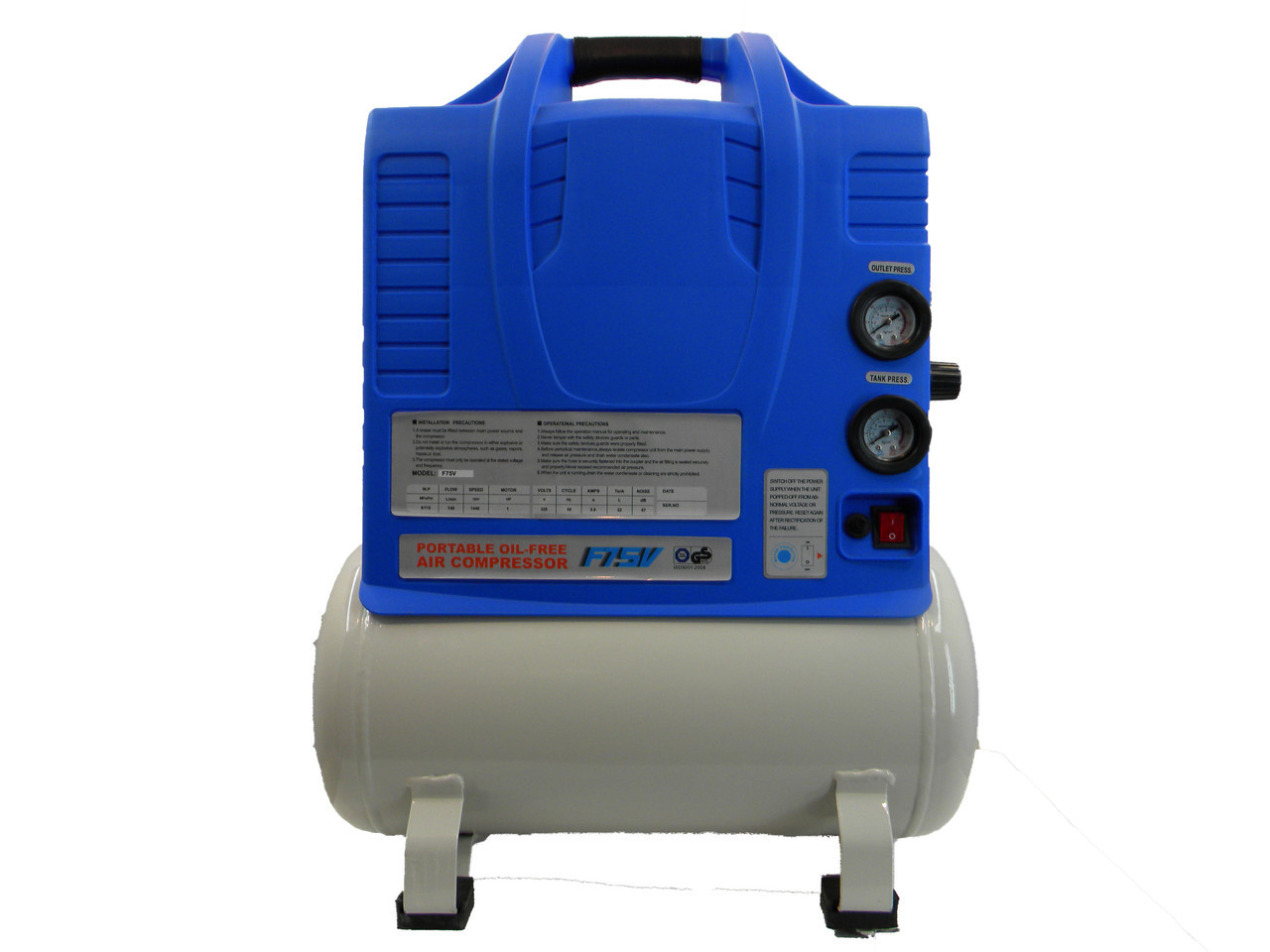 Компресор безоливний Dolphin F75V