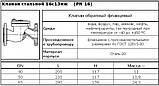 Клапан зворотний 16с13нж Ру40 Ду50, фото 4